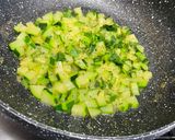 Foto del passaggio 3 della ricetta #654 Pennette con code di gamberi e zucchine 🍤🥒🌱