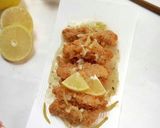 Foto langkah ke 4 dari resep Garlic Lemon Sauce Chicken Tender.