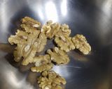A picture of step 2 of Fig walnut halwa.