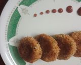 A picture of step 3 of Left over rice cutlet.