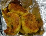 A picture of step 5 of Aloo Tikki (Indian Style Potato Patties).