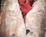 Foto del paso 7 de la receta: Corvina de Cádiz con Crema de Patata al Aceite de Boletus y Verduritas a la Mantequilla