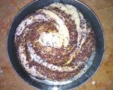 A picture of step 8 of Chocolate pawri (donut bread).