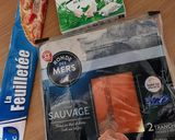 Une image de l'étape 1 de Croissants au saumon.