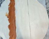 Foto del paso 4 de la receta: Saladitos de hojaldre de pesto rojo y pavo cocido
