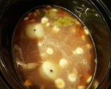 A picture of step 4 of New Mexican Posole.