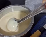 A picture of step 2 of Eggless Waffle with ice cream.
