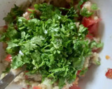 A picture of step 5 of Tabbouleh.