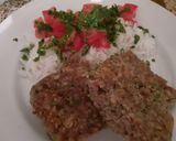 Foto del paso 3 de la receta: Pastel de carne picada y avena con guarnición