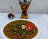 A picture of step 6 of Mutton achari.