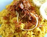 Foto langkah ke 8 dari resep Nasi Mandhi daging kambing praktis.