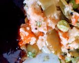 A picture of step 1 of Mixed veg upma.