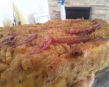 Foto del paso 13 de la receta: Torta de plátano maduro con queso y bocadillo🥧🍮🍌🧀🥚🍳🧀🍌🍮🥧