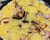 Tortilla ziemniaczana z mozzarellą krok przepisu 4 zdjęcie