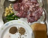 A picture of step 1 of Mutton kebab ❦.