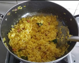 A picture of step 1 of Kanda Batata Poha.