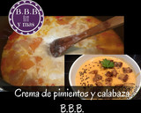 Foto del paso 4 de la receta: Crema de pimientos y calabaza