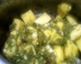 A picture of step 3 of Chutney potato sabji.