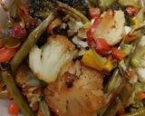 A picture of step 5 of My Sweet Veg bake 😀.