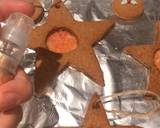 Edible ginger bread Christmas decorations recipe step 4 photo