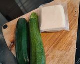 Foto del passaggio 1 della ricetta Noodles al tofu e zucchine sweet chili🥰