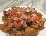 Foto langkah ke 6 dari resep Babi goreng sambal matah.