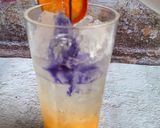 A picture of step 3 of Magic butterfly Mocktail.