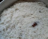 A picture of step 4 of Veg Biryani(lots of vegetables in one dish appealing one).