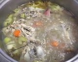A picture of step 2 of Homemade Chicken stock from scratch.