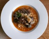 Foto del paso 8 de la receta: Arroz caldoso de presa ibérica y alcachofas