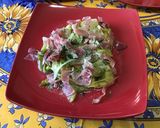 Une image de l'étape 11 de Poireaux vinaigrette à l'effiloché de jambon cru.