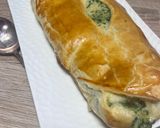 Une image de l'étape 6 de Feuilleté saumon béchamel aux épinards.