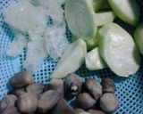 Hình bước làm 1 của món Canh mướp bóng heo !