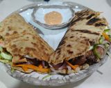 A picture of step 6 of Amaranth/Rajgira Wrap.
