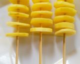 A picture of step 3 of Potato on a stick.