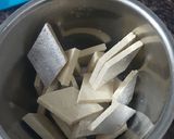 A picture of step 1 of Burfi chutney.