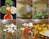 A picture of step 3 of Undhiyu.