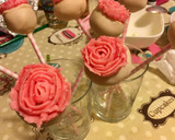 Foto del paso 5 de la receta: Cake pops en forma de rosa para San Valentín