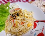 รูปขั้นตอนการทำที่ 5 ของ หมี่จุกผัดไข่ง่ายๆ (หมี่จุกไก่ไทยพิษณุโลก)
