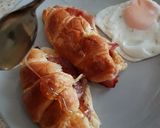 A picture of step 3 of My Croissant with Bacon and Honey 😀.