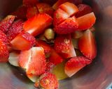 A picture of step 2 of Strawberry Sorbet.