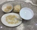 Hình bước làm 1 của món Tổ yến chưng đường phèn + gừng