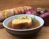 Vegan French Onion Soup (& vegan garlic bread ) recipe step 4 photo