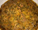 A picture of step 5 of Bitter leaf soup.