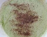 A picture of step 3 of Coriander raita🌿.