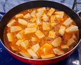 Hình bước làm 4 của món Đậu hũ non sốt thịt bằm