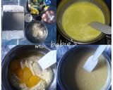 Foto langkah ke 2 dari resep Choco marble cotton lemon cheese cake.