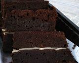 Foto langkah ke 12 dari resep Brownies kukus lapis keju.