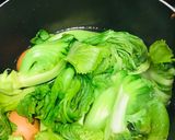 Hình bước làm 3 của món Búp cải bẹ chấm mắm trứng🥬🥚 (Cải Đông Dư)