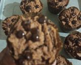 Foto langkah ke 6 dari resep Muffin Triple Chocolate.